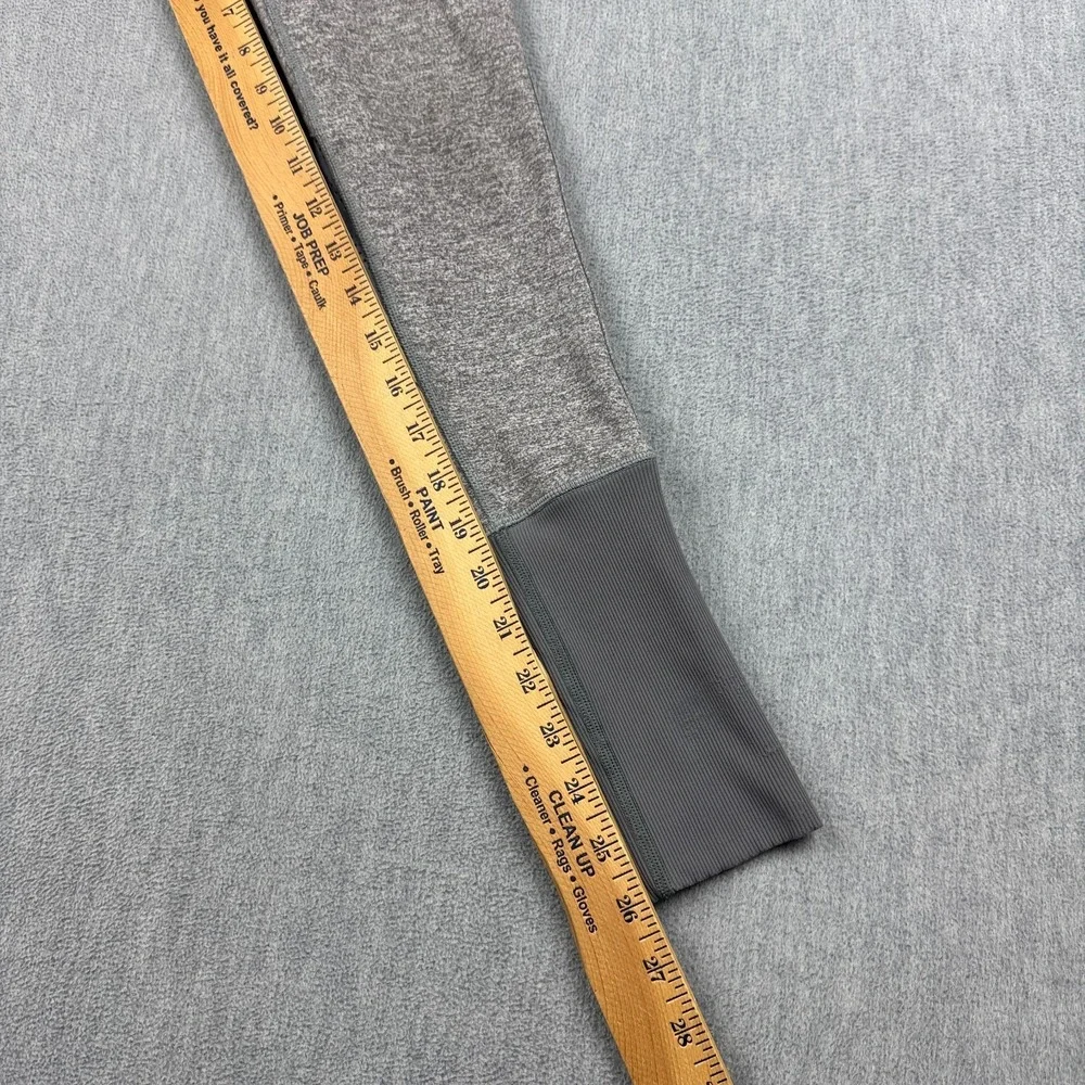 Ivivva by‎ Lululemon Leggings Girls 10 Gray Tight Mesh Side Pockets Athletic